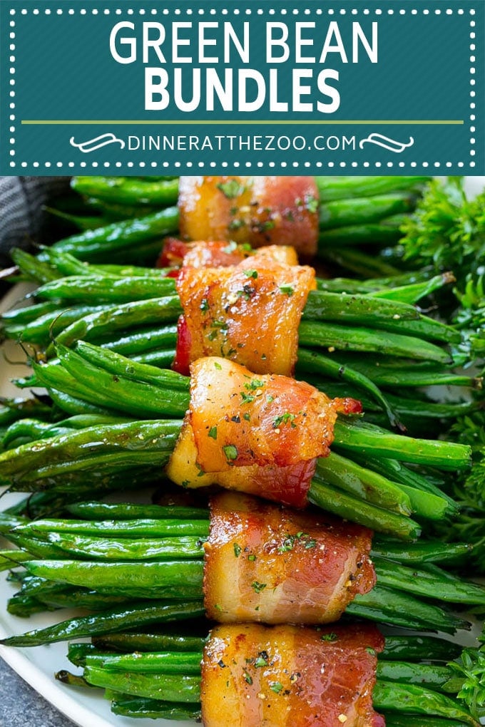 Green Bean Bundles Recipe | Bacon Wrapped Green Beans | Green Beans with Bacon | Green Beans Recipe #bacon #greenbeans #sidedish #dinner #fuyos