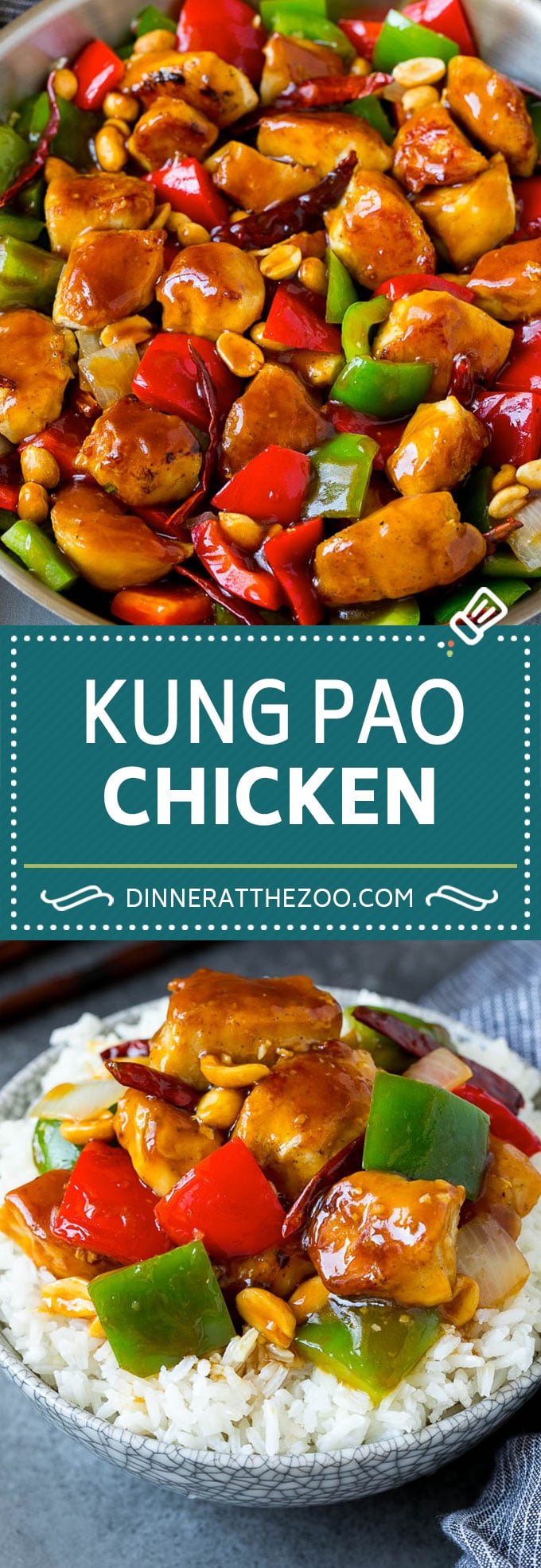 Kung Pao Chicken Recipe | Chicken Stir Fry #chicken #stirfry #chinesefood #peanuts #peppers #dinner #fuyos