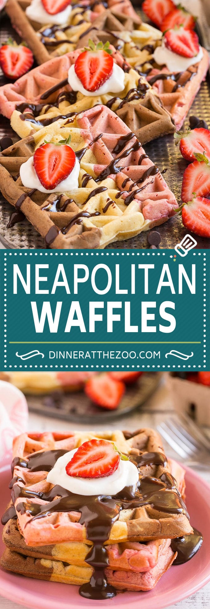 Neapolitan Waffles #waffles #breakfast #fuyos