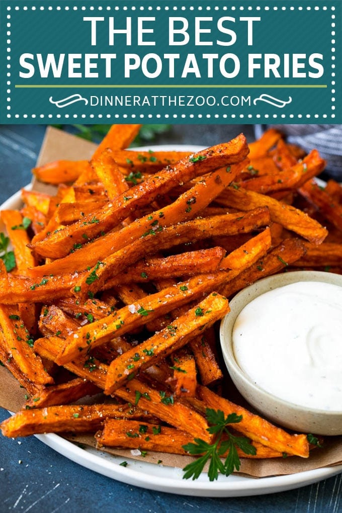 Sweet Potato Fries Recipe | Baked Sweet Potato Fries | Homemade Fries #fries #sweetpotato #sidedish #frenchfries #dinner #fuyos
