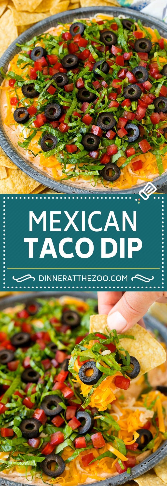 Taco Dip Recipe | Mexican Dip #tacos #dip #appetizer #mexicanfood #cheese #fuyos