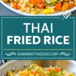 Thai Fried Rice Recipe | Chicken Fried Rice #rice #chicken #friedrice #thaifood #stirfry #dinner #fuyos
