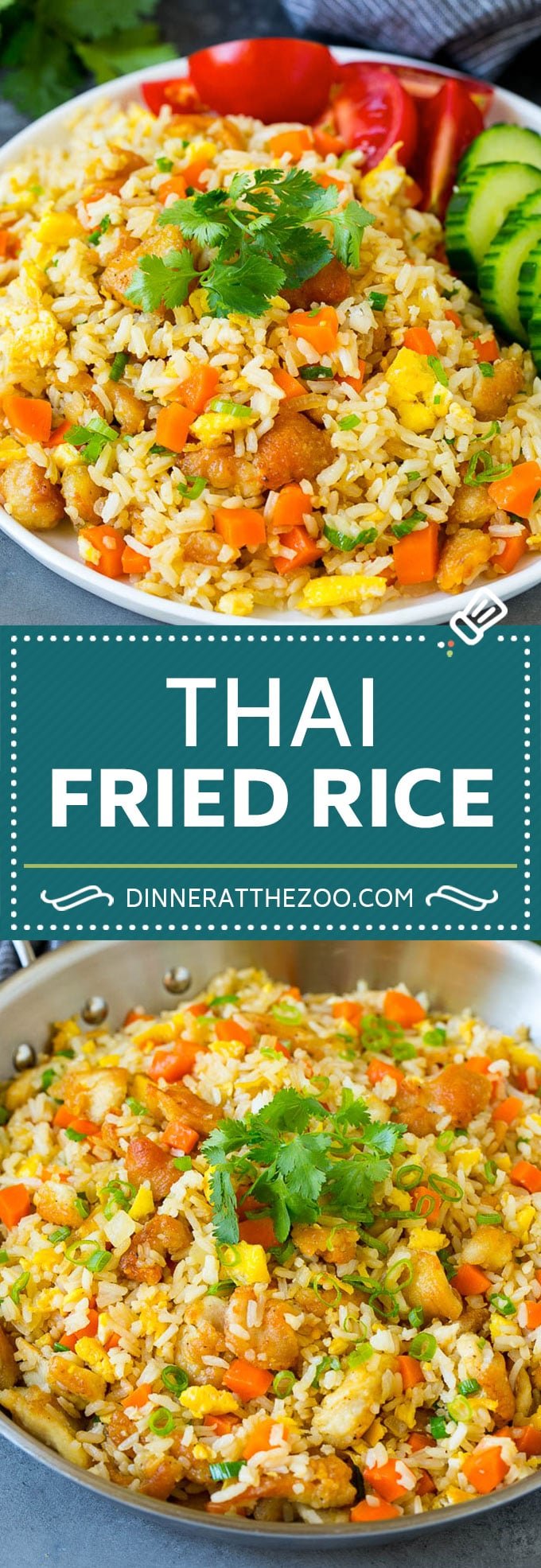 Thai Fried Rice Recipe | Chicken Fried Rice #rice #chicken #friedrice #thaifood #stirfry #dinner #fuyos