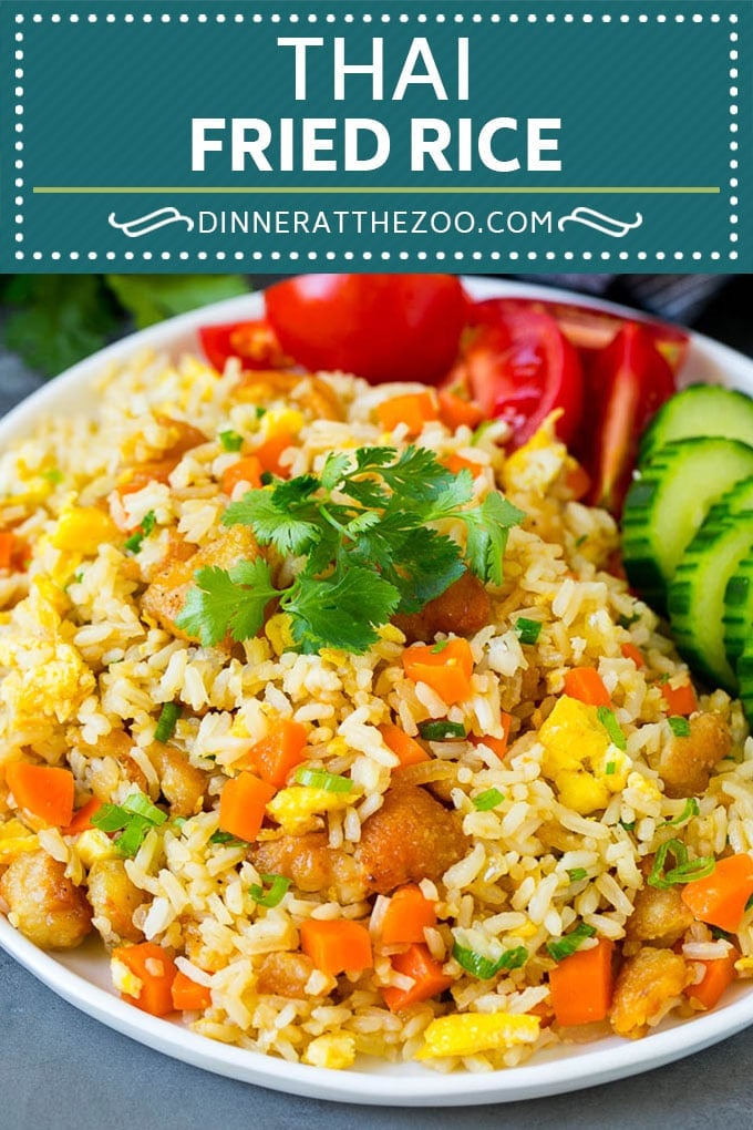 Thai Fried Rice Recipe | Chicken Fried Rice #rice #chicken #friedrice #thaifood #stirfry #dinner #fuyos