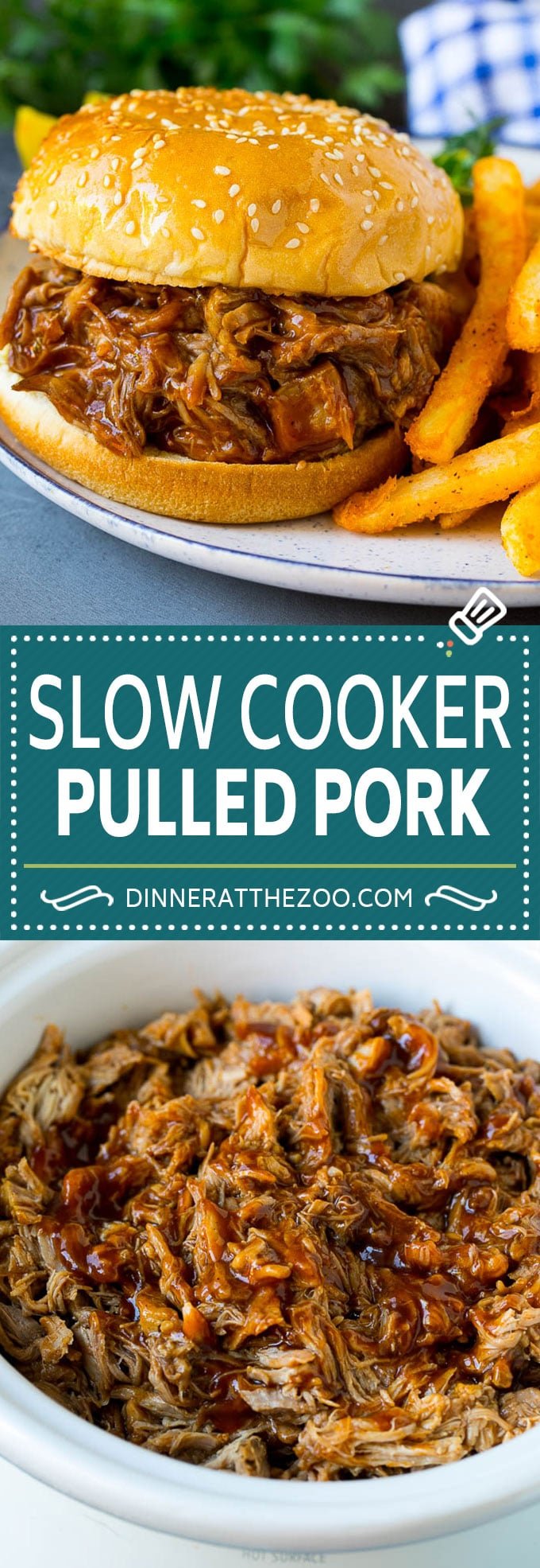 Slow Cooker Pulled Pork Recipe | Crock Pot Pulled Pork #pork #pulledpork #crockpot #slowcooker #dinner #fuyos