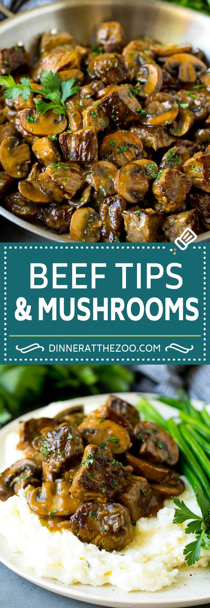 Beef Tips with Mushroom Gravy Recipe | Steak Tips #beef #steak #mushrooms #gravy #comfortfood #dinner #fuyos