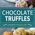 Chocolate Truffles Recipe | Homemade Candy #candy #truffles #chocolate #dessert #sprinkles #fuyos