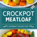 Crockpot Meatloaf Recipe | Slow Cooker Meatloaf #meatloaf #beef #slowcooker #crockpot #dinner #fuyos