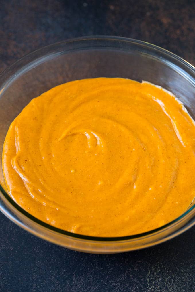 A bowl of batter.