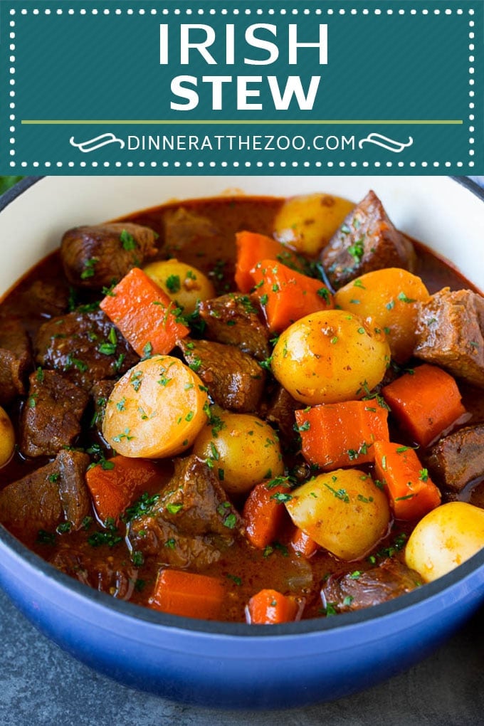 Irish Stew Recipe | Beef Stew #stew #soup #beef #carrots #potatoes #beer #stpatricksday #dinner #fuyos