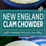 New England Clam Chowder Recipe | White Clam Chowder #chowder #soup #seafood #clams #bacon #dinner #fuyos