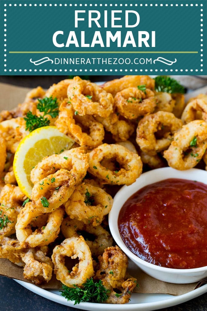 Fried Calamari Recipe #seafood #appetizer #dinner #fuyos