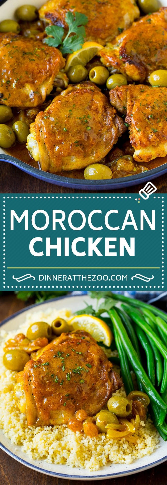 Moroccan Chicken Recipe #chicken #dinner #olives #fuyos