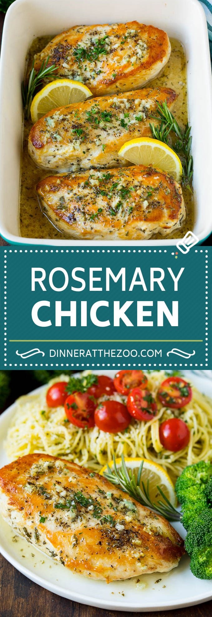 Rosemary Chicken Recipe | Baked Chicken #chicken #lemon #garlic #lowcarb #dinner #fuyos #rosemary