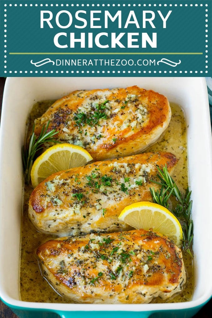 Rosemary Chicken Recipe | Baked Chicken #chicken #lemon #garlic #lowcarb #dinner #fuyos #rosemary