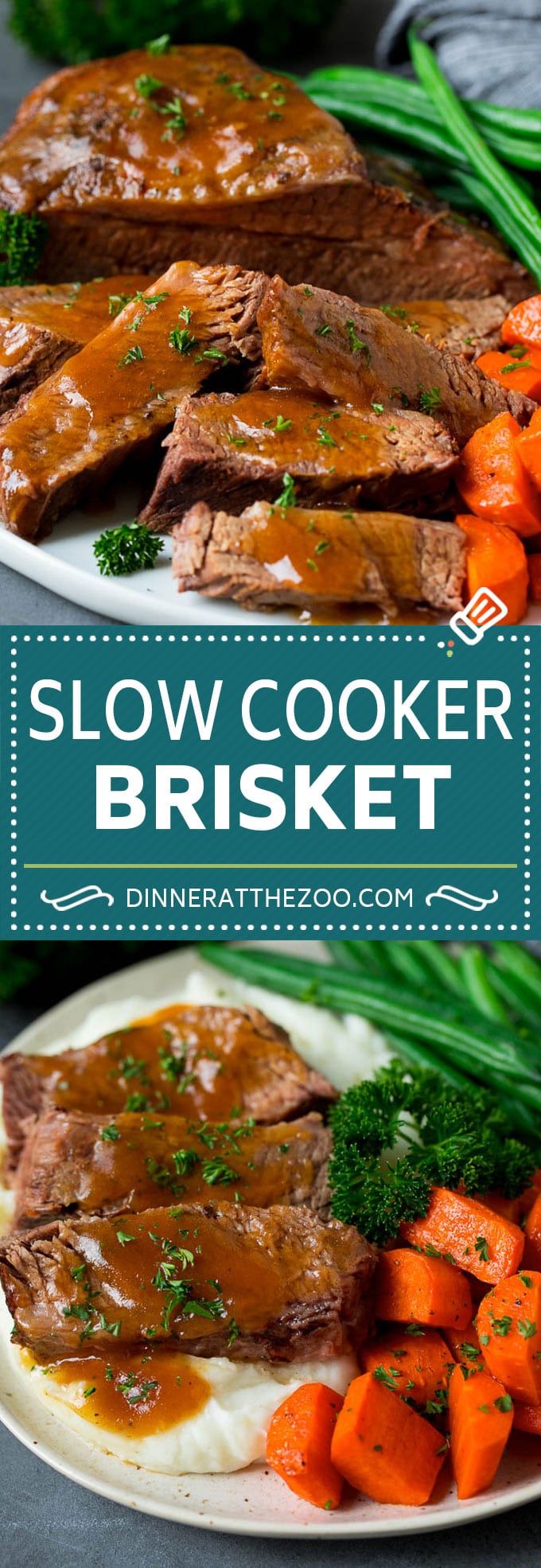 Slow Cooker Brisket Recipe | Crockpot Brisket #beef #slowcooker #crockpot #dinner #fuyos