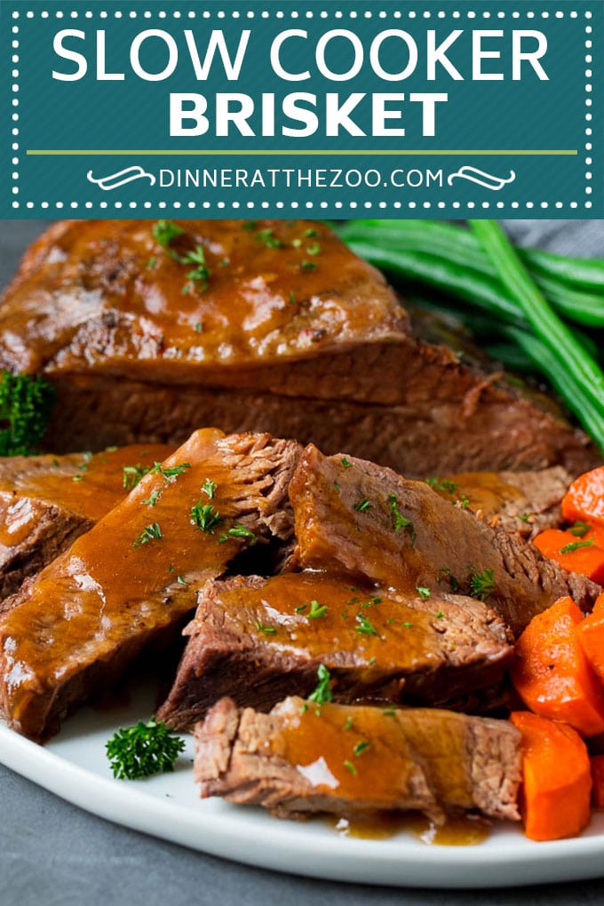 Slow Cooker Brisket Recipe | Crockpot Brisket #beef #slowcooker #crockpot #dinner #fuyos