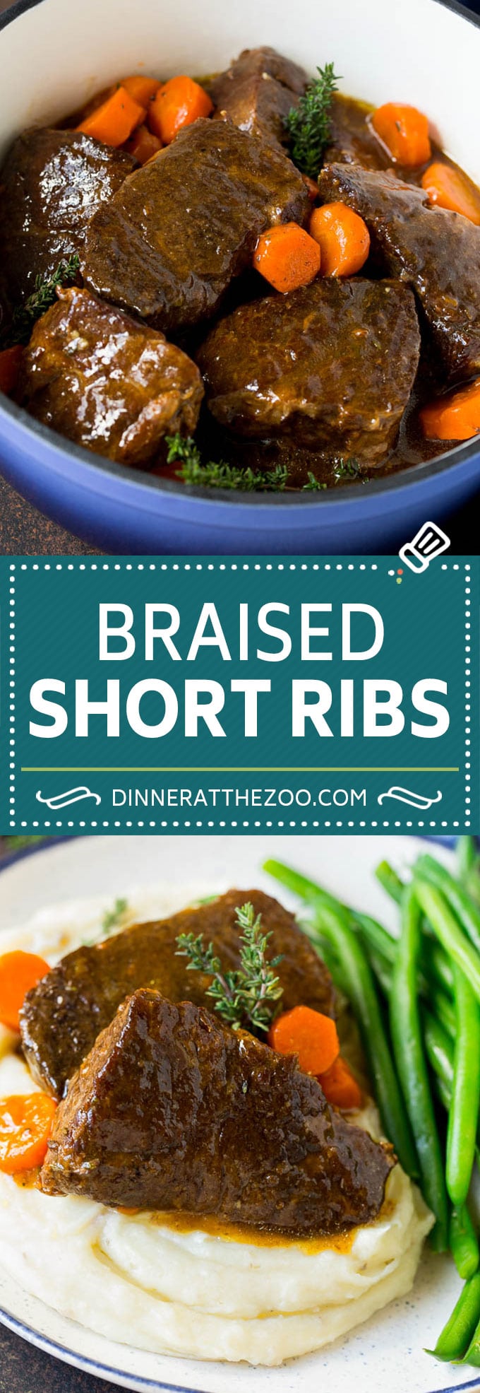 Braised Short Ribs Recipe #beef #dinner #fuyos
