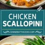 Chicken Scallopini Recipe #chicken #chickenbreast #dinner #fuyos