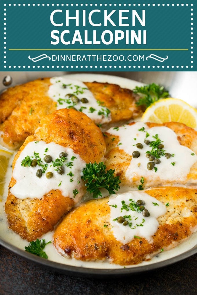 Chicken Scallopini Recipe #chicken #chickenbreast #dinner #fuyos