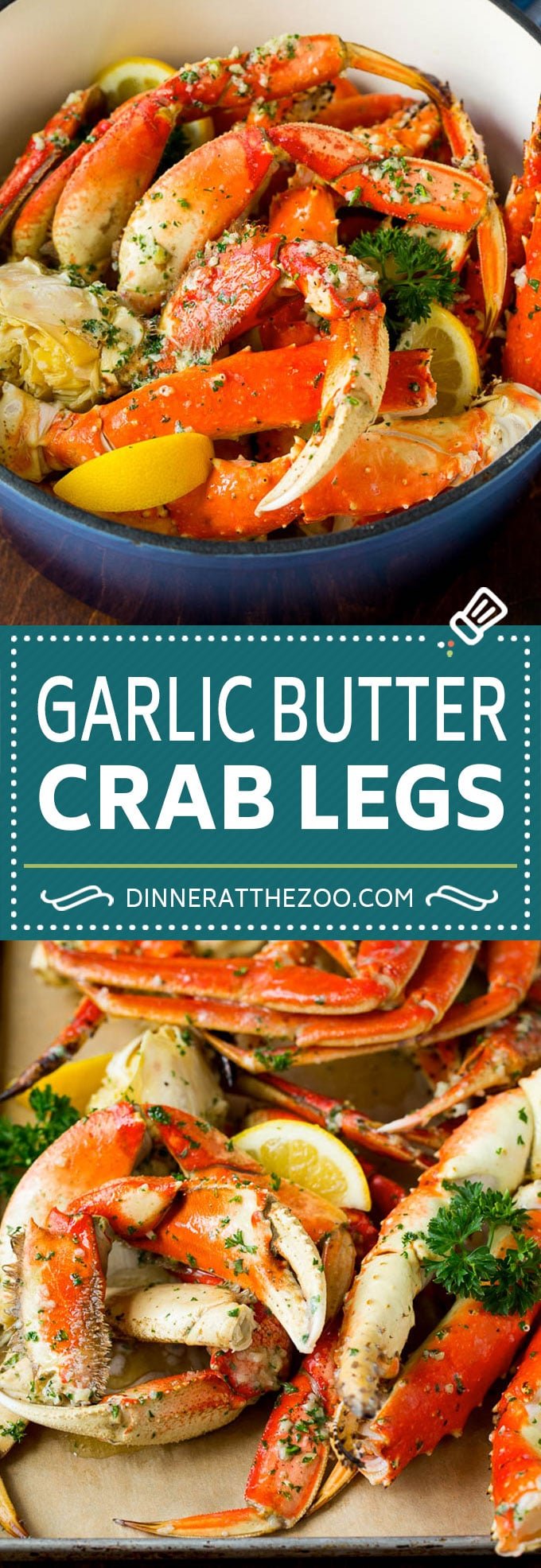 Crab Legs with Garlic Butter #crab #seafood #dinner #lowcarb #fuyos