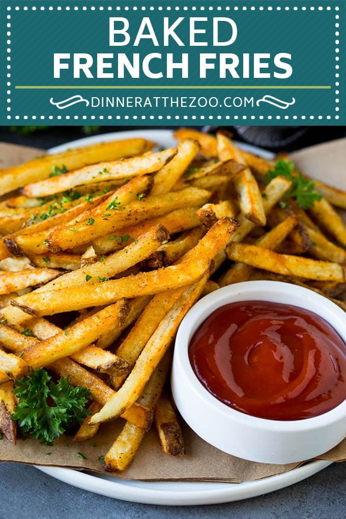 Baked French Fries Recipe #potatoes #fries #dinner #fuyos