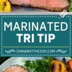 The best tri tip marinade for perfectly tender beef every time! #beef #fuyos