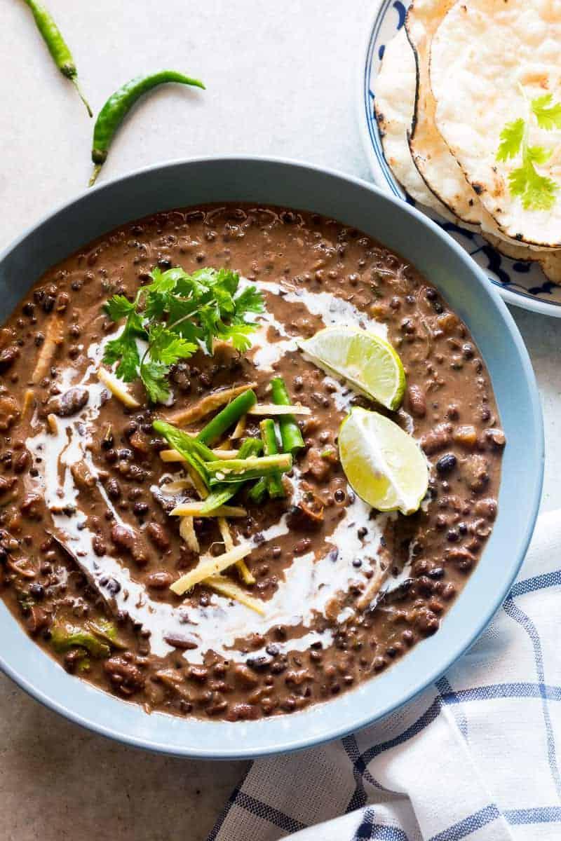 Facile Dal Makhani in Slow Cooker 2 Ricetta facile di Dal Makhani a cottura lenta, preparato durante la notte in una slow cooker, dal sapore autentico di ristoranti e dhabas. Questa dal nera è perfetta con riso e rotis tandoori!
