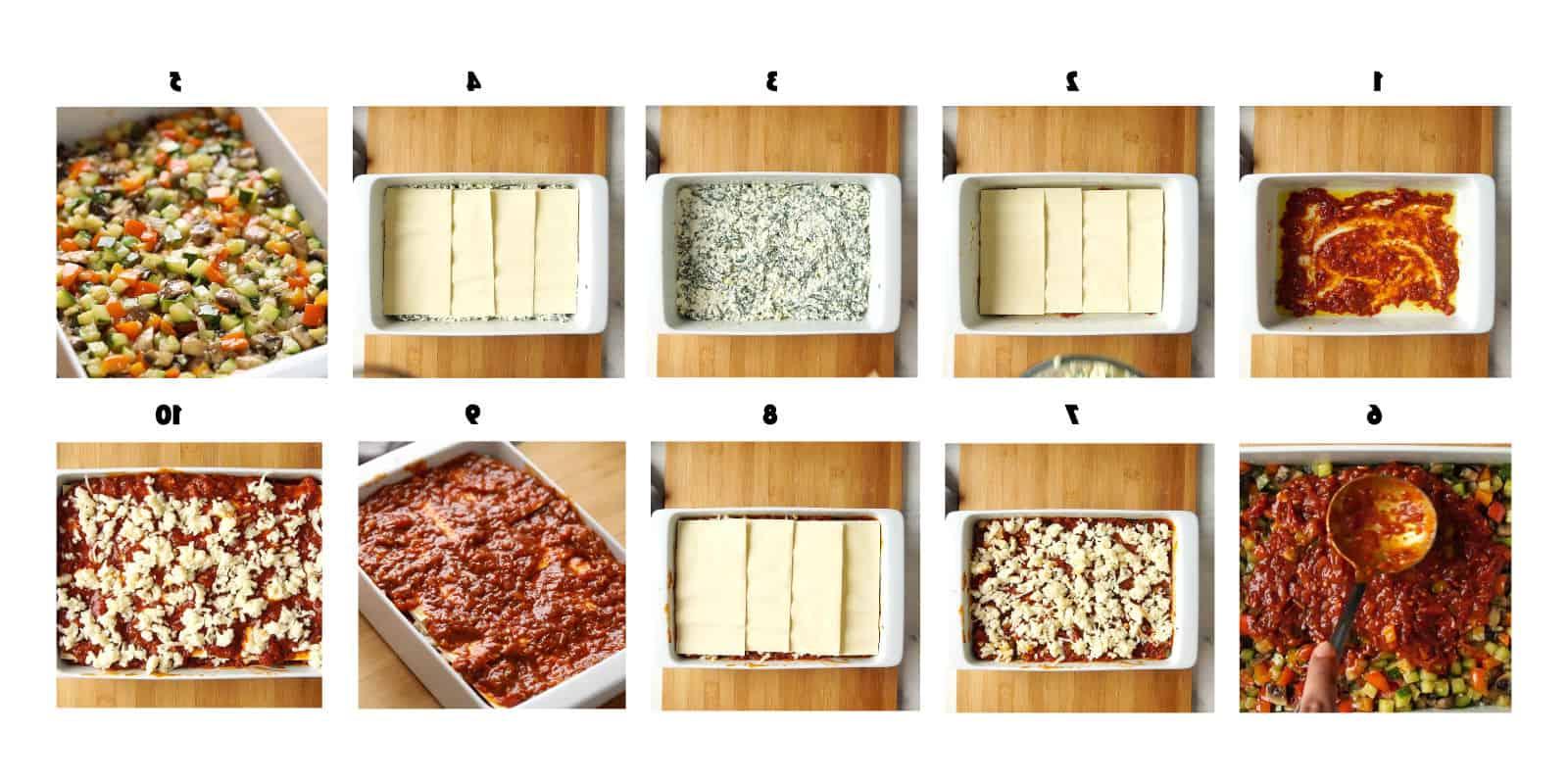 Lasagna Vegetariana Semplice con Istruzioni Passo Passo 4 Come fare gli strati della lasagna
