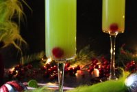 Three Ingredient Grinch Whoville Mimosas
