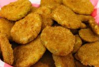 Air Fryer Frozen Fried Pickles 10 Minute Game Day Appetizer