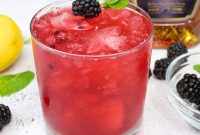 Crown Royal Blackberry Whiskey Smash