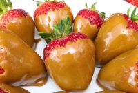Two Ingredient Caramel Strawberry Delight