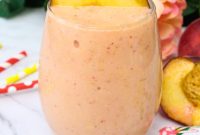 Peach Strawberry Mango Summer Bliss Smoothie