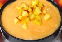 Effortless Peach Pudding in Minutes