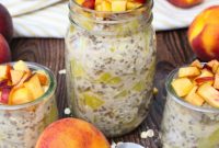 Effortless Canned Peach Overnight Oats (Yogurt-Free)