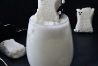 Drunk Ghost Cocktail Spooky Vodka Sprite Mix
