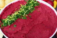Air Fryer Roasted Beet Hummus