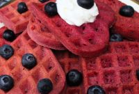 Roasted Beet Waffles An Air Fryer Breakfast Delight