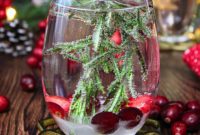 Festive Christmas Snow Globe Cocktail
