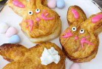Cute Easter Air Fryer Puff Pastry Bunnies