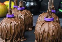 No-Bake Caramel Apple Broomsticks