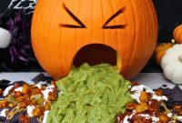 Air Fryer Halloween Monster Pumpkin Nachos