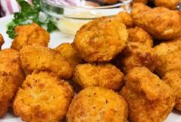 Air Fryer Frozen Popcorn Chicken Super Crispy