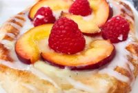 Air Fryer Sweet Fruit Mascarpone Dessert Pizza