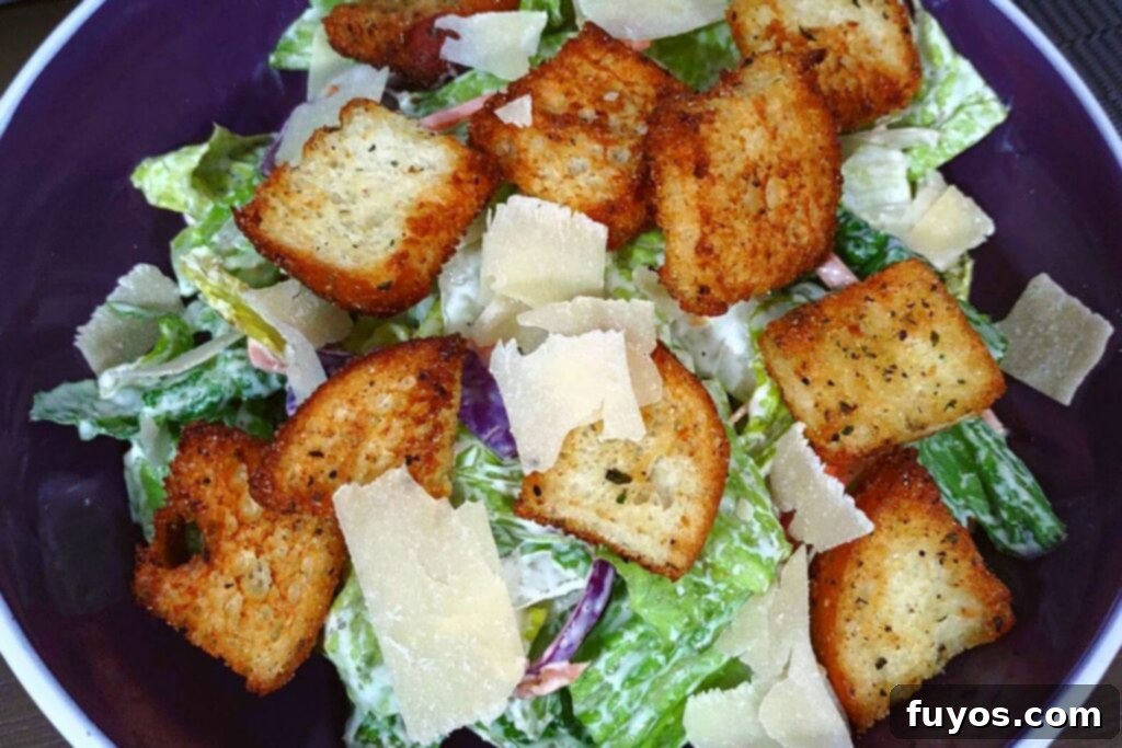 Crispy Herb Garlic Croutons Made in Your Air Fryer 2 how to make air fryer croutons garlic and herb recipe dinners done quick cover