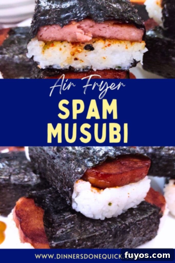 Air Fryer Spam Musubi Your Homegrown Hawaiian Treat 14 air fryer spam musubi recipe dinners done quick pinterest