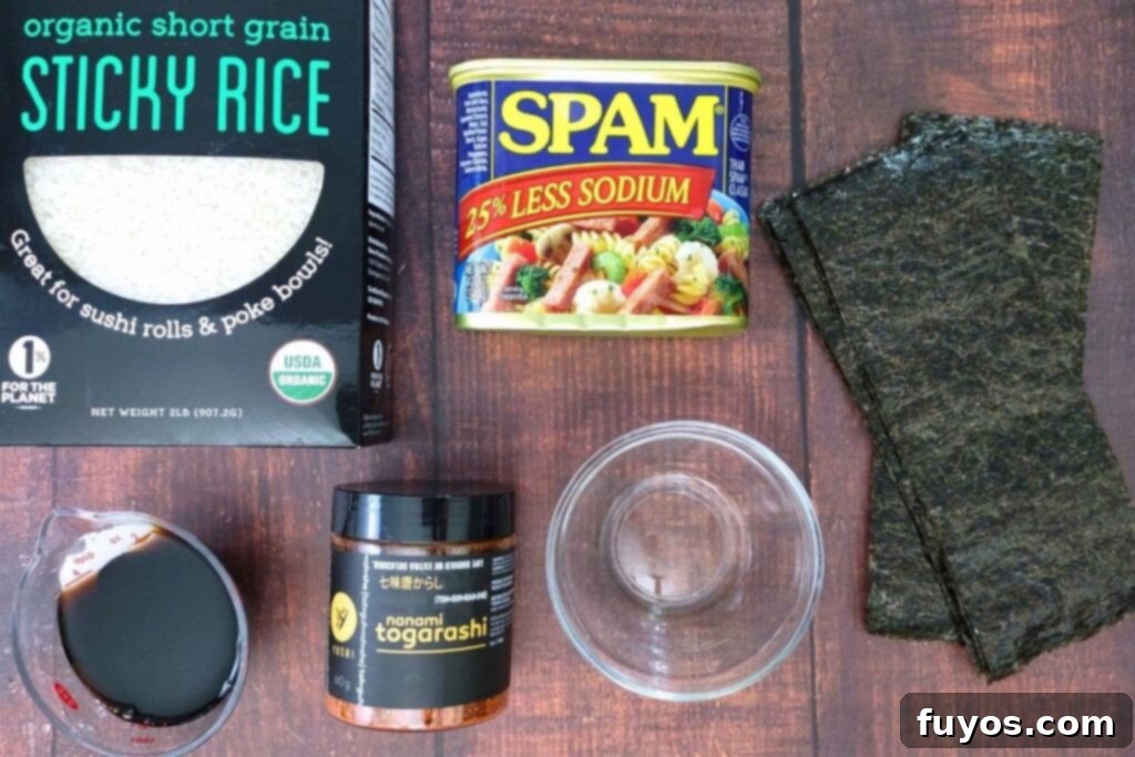 Air Fryer Spam Musubi Your Homegrown Hawaiian Treat 4 ingredients to make air fryer spam musubi
