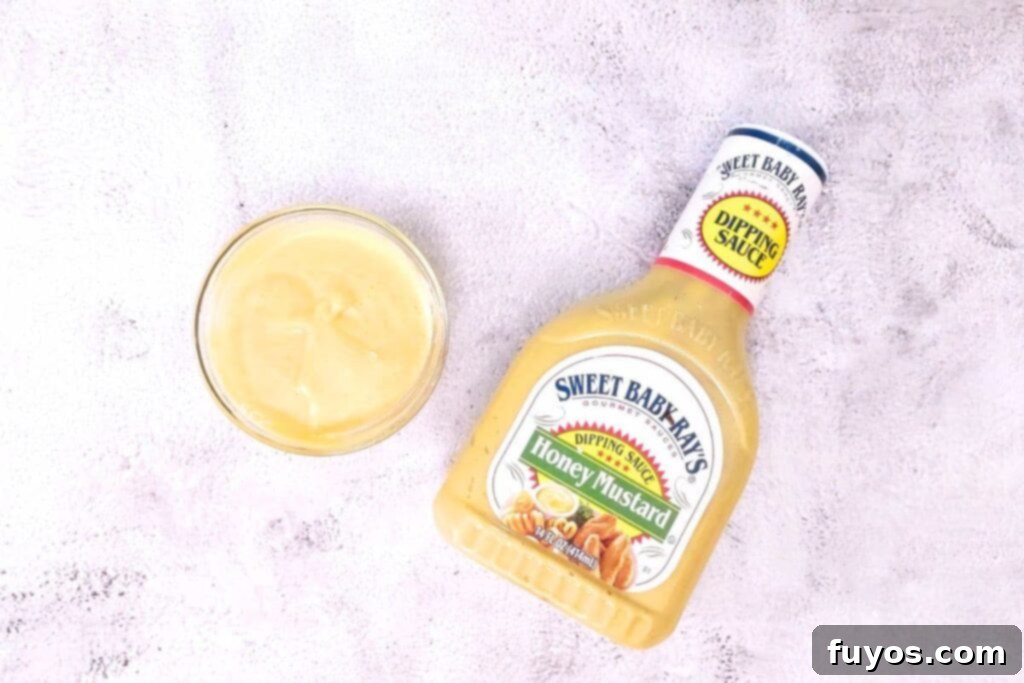 mix up the honey mustard sauce for the chicken