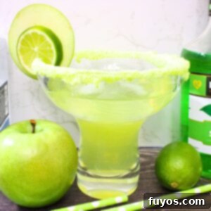 Sweet and Tart Green Apple Margarita Bliss 11 sour green apple margarita cocktail recipe dinners done quick featured image